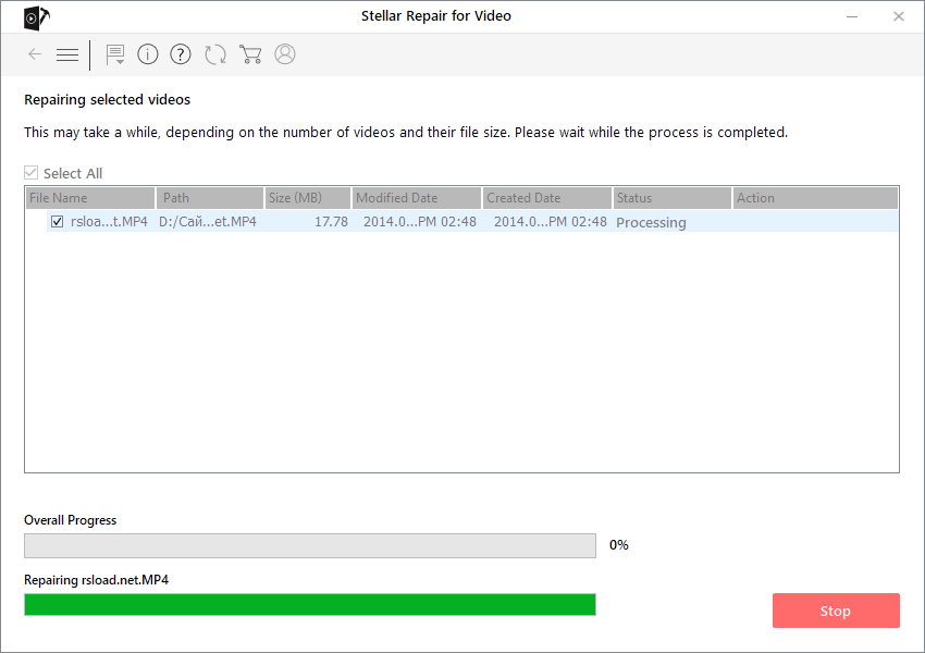 Stellar Repair for Video бесплатно